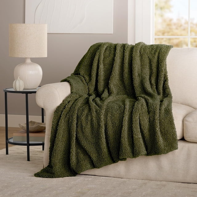 Member's Mark Faux Shearling Throw, 60" x 70"
