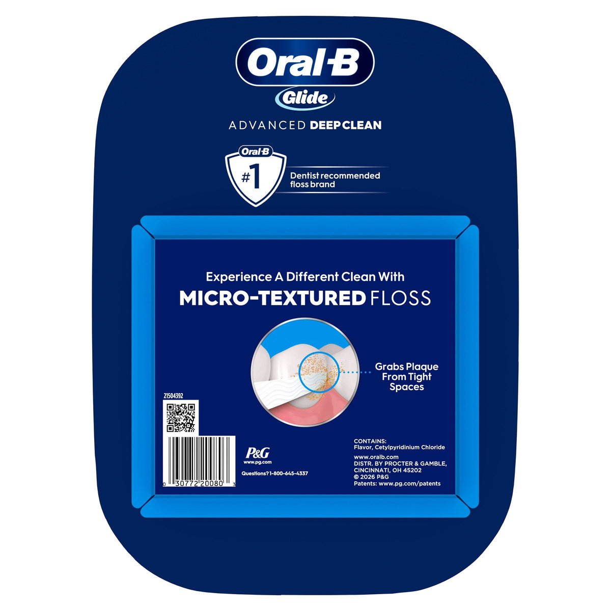 Oral-B Glide Advanced Deep Clean Floss, 6-pack