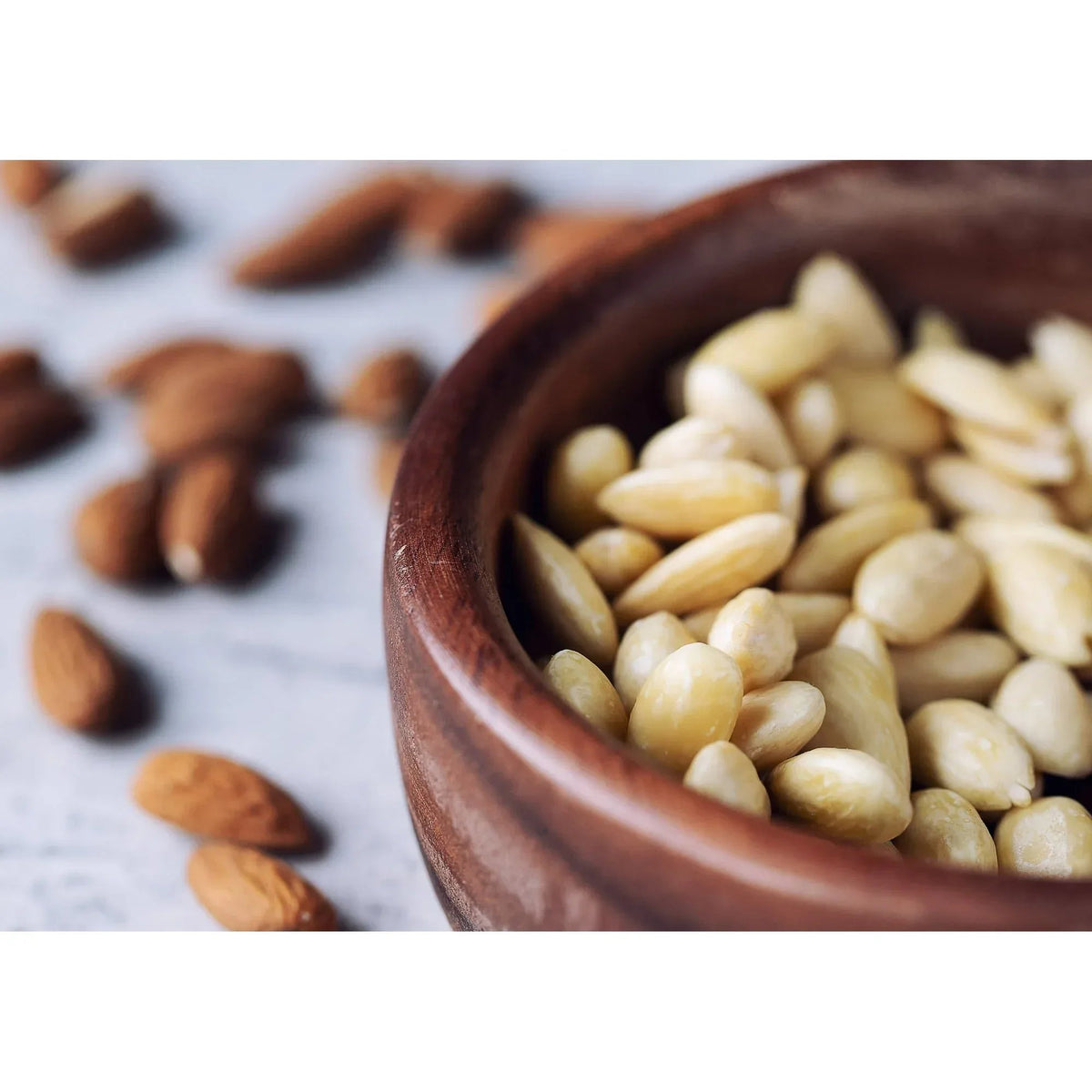 Organic Whole Blanched Almonds — Non-GMO, Kosher, Vegan — by Food to Live