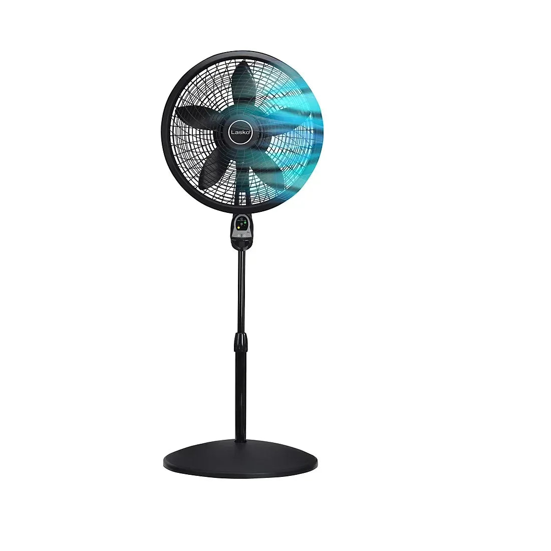 Lasko 18" Oscillating Pedestal Fan with Remote Control - Black