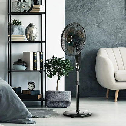 Black + Decker 16" Oscillating Pedestal Fan with Remote Control