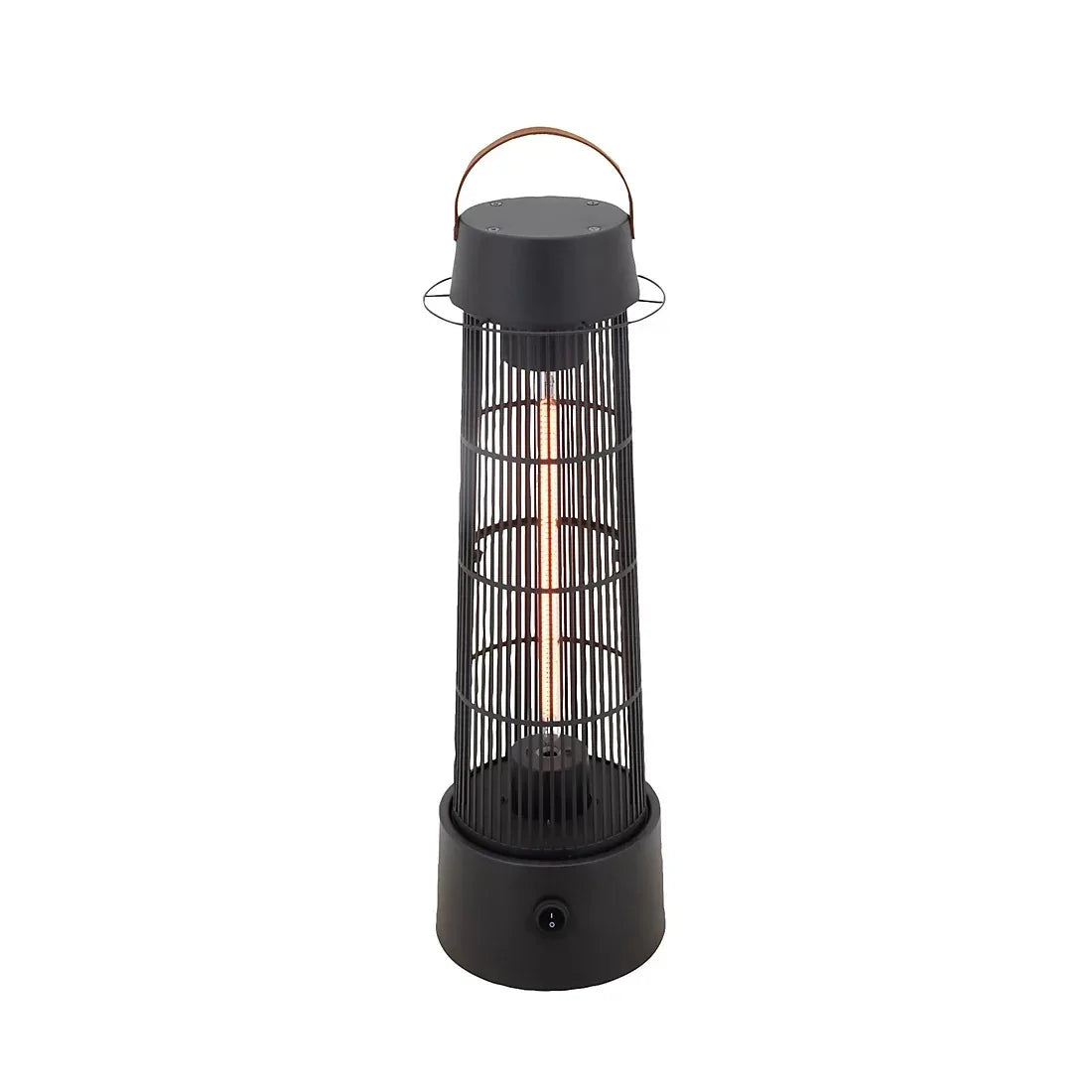 Modern Indoor/Outdoor Electric Patio Heater Lantern