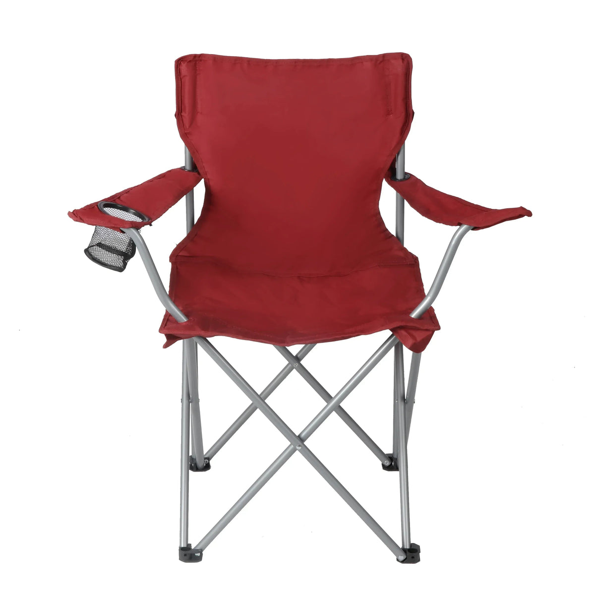 Ozark Trail Quad Folding Camp Chair with Cup Holder