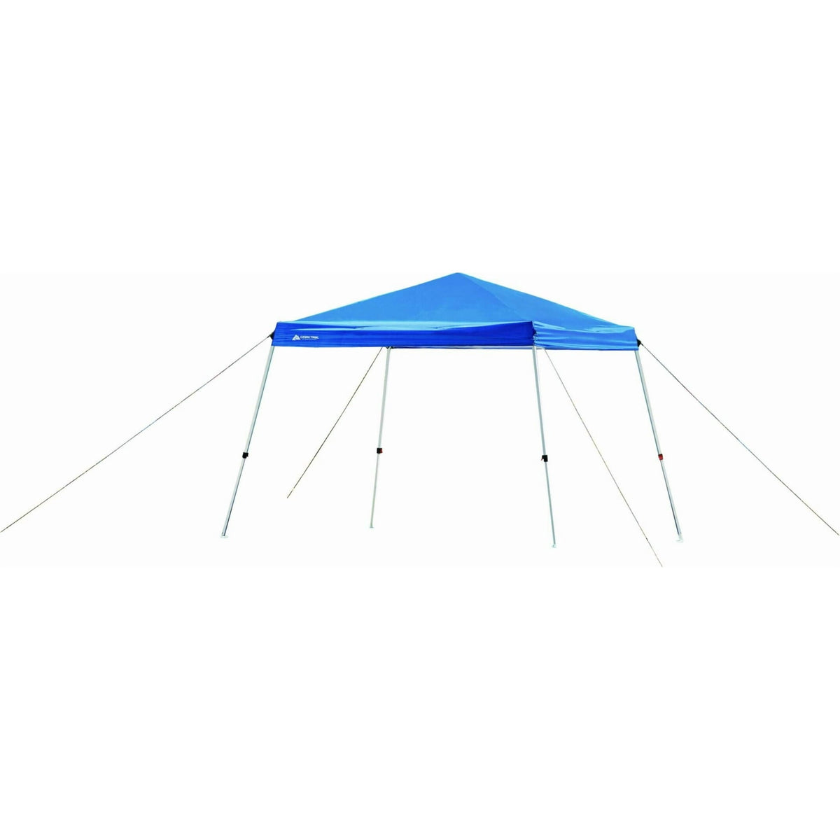 Ozark Trail 10' x 10' Instant Slant Leg Pop-up Canopy, Outdoor Shading Shelter, Blue