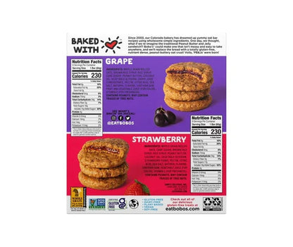 Bobo's PB&J Oat Snacks, Variety Pack, 18 pack