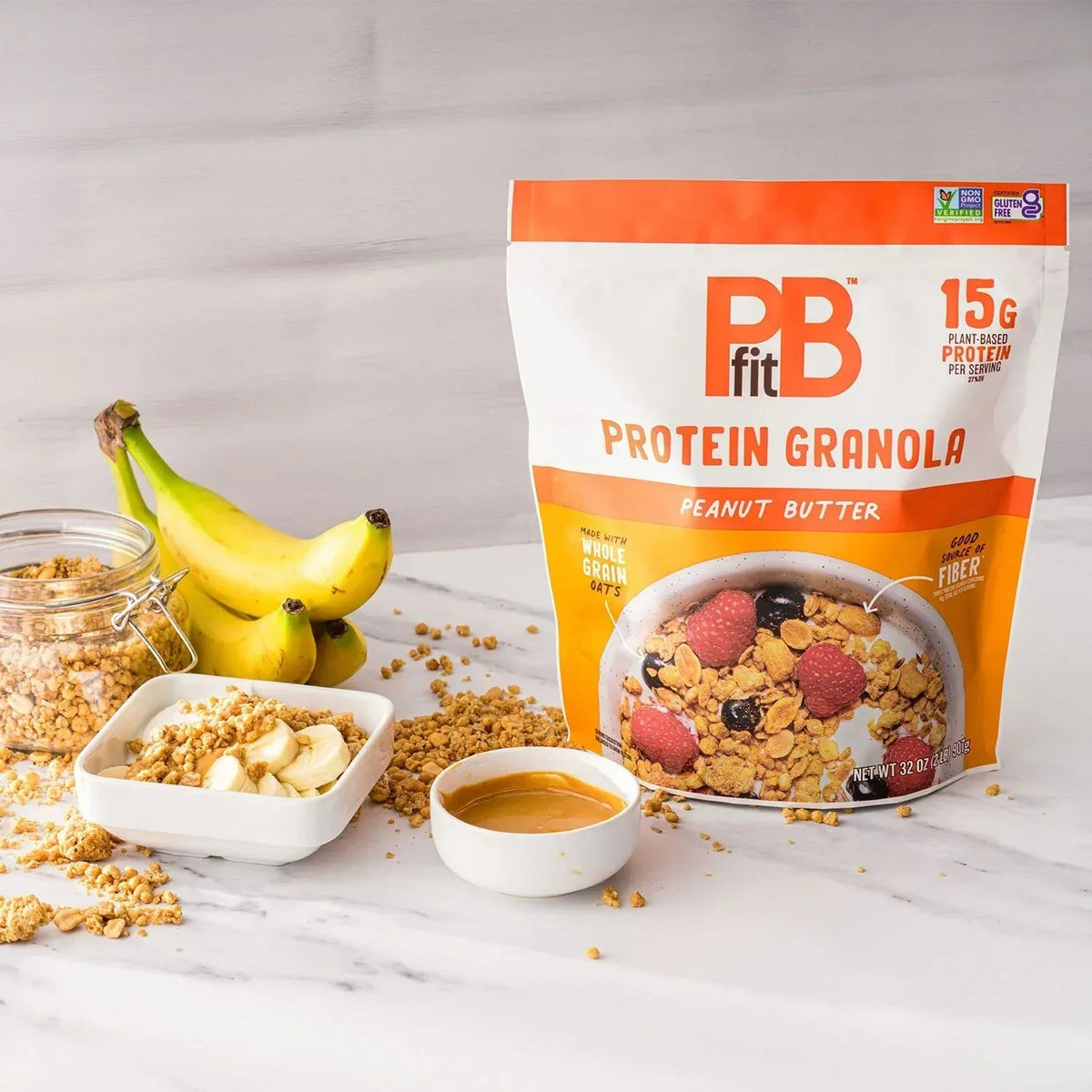 PBfit Peanut Butter Protein Granola, 32 oz.