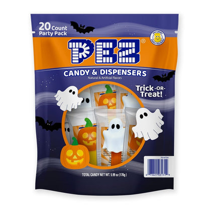 PEZ Halloween Candy & Dispensers Party Bag, 20 ct.