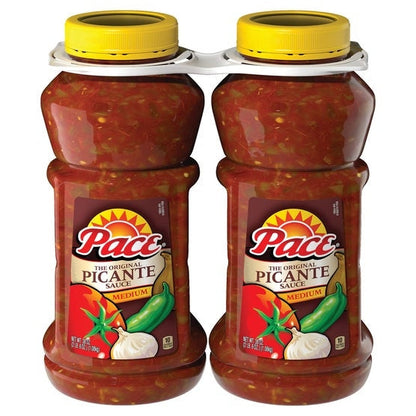 Pace Original Picante Sauce, Medium Heat, 38 oz, 2-count