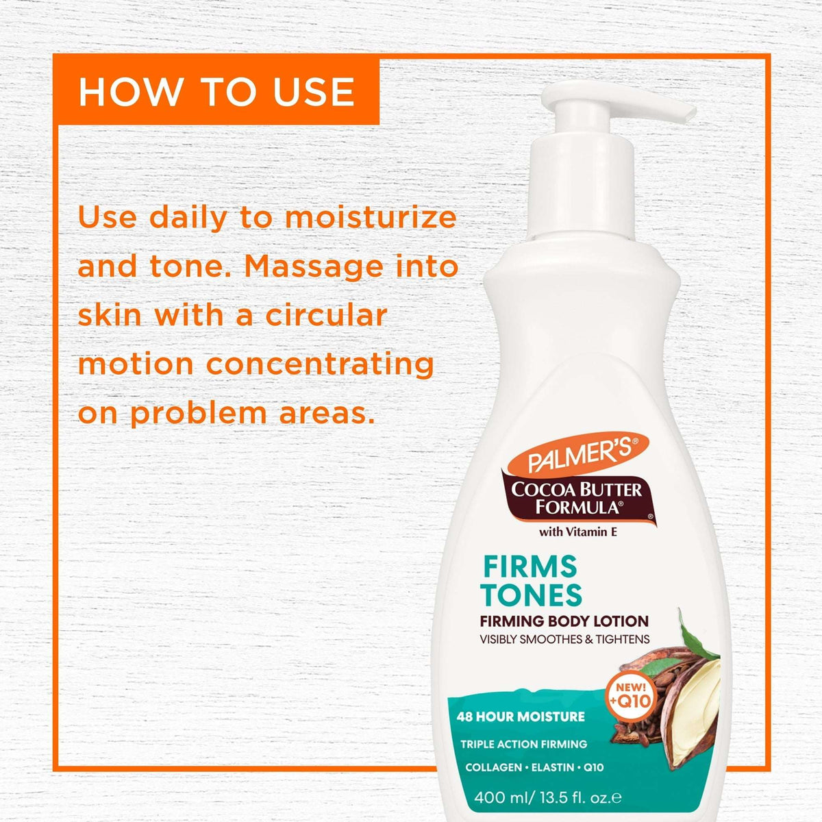 Palmer's Cocoa Butter Formula Firming Body Lotion Smooths and Tightens Loose Dry Skin, 13.5 fl. oz.