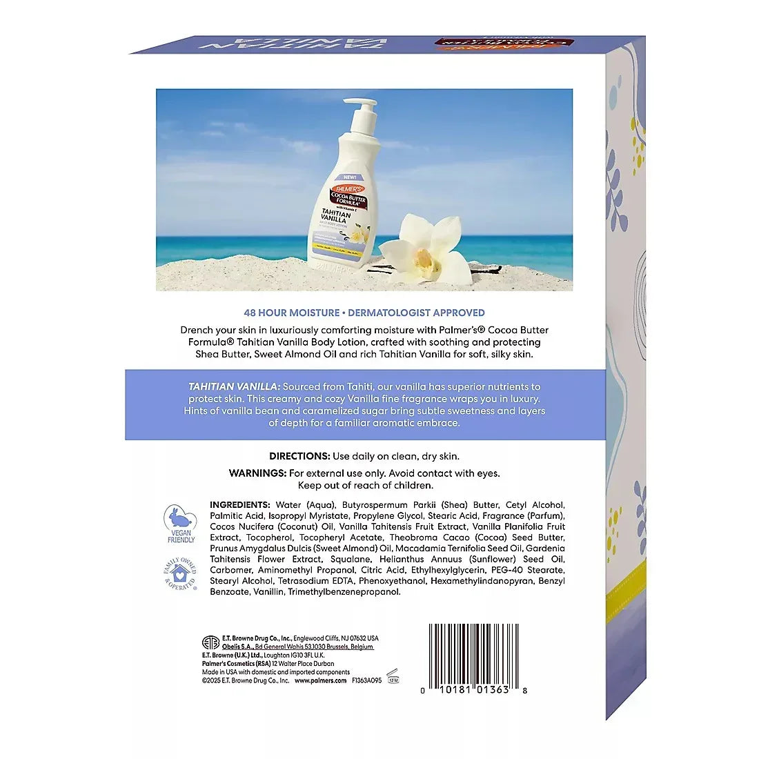 Palmer's Cocoa Butter Formula Tahitian Vanilla Body Lotion, 2 pk./13.5 fl. oz.