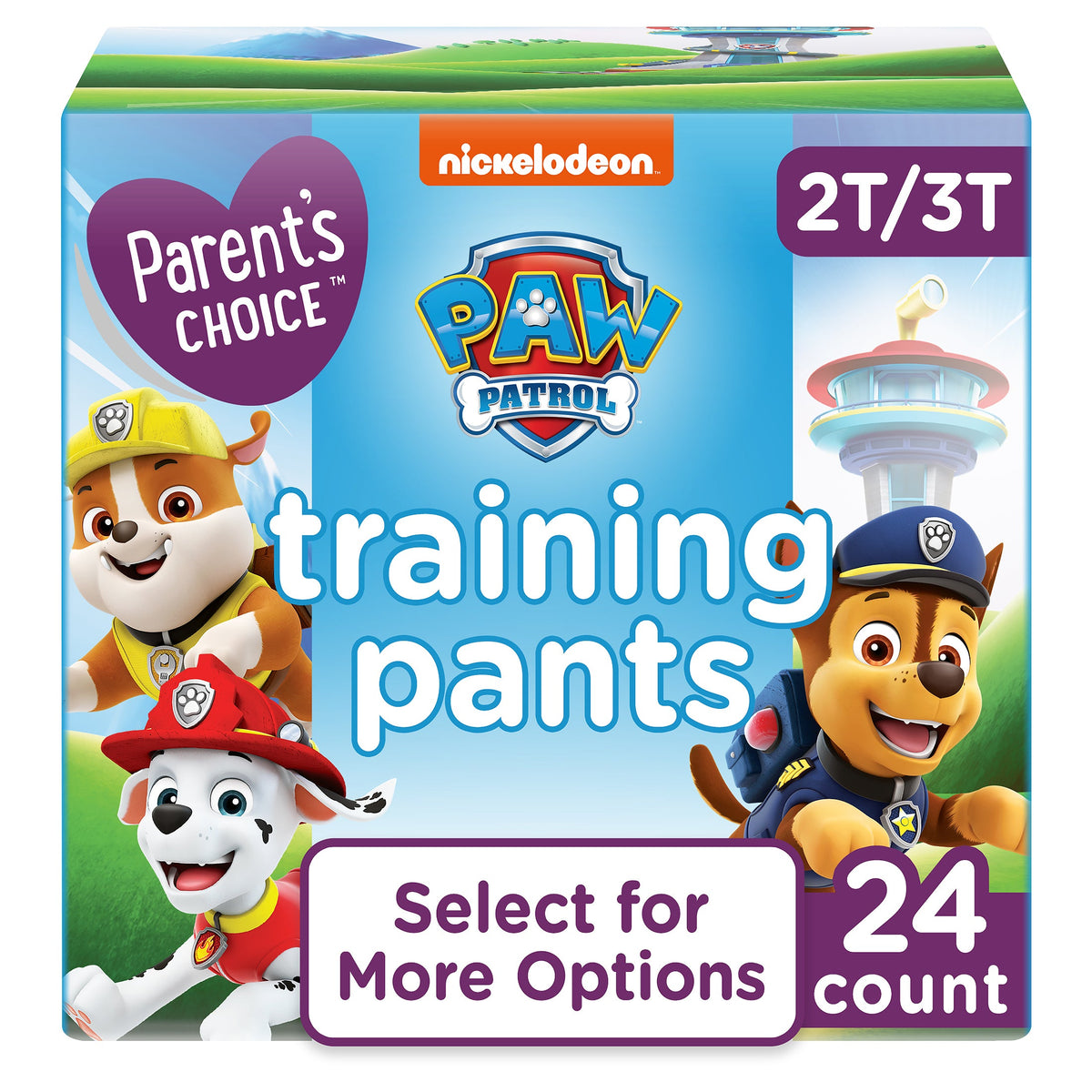Parent's Choice Paw Patrol Training Pants for Boys, 3T/4T, 21 Count (Select for More Options)