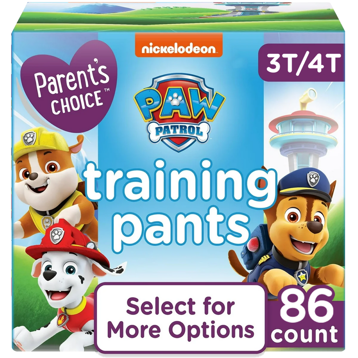 Parent's Choice Paw Patrol Training Pants for Boys, 3T/4T, 21 Count (Select for More Options)