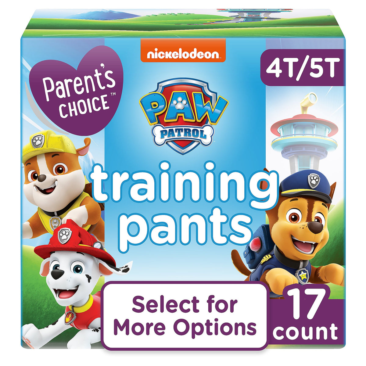 Parent's Choice Paw Patrol Training Pants for Boys, 3T/4T, 21 Count (Select for More Options)