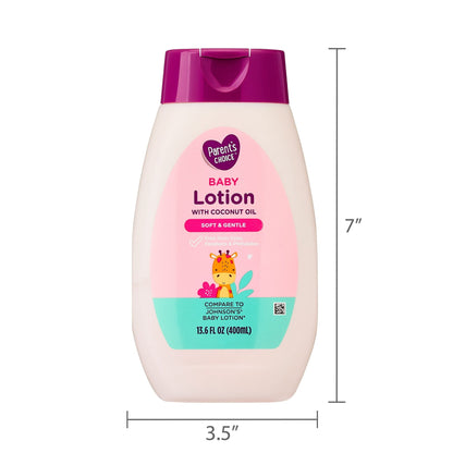 Parent's Choice Baby Lotion with Coconut Oil, 13.6 fl oz
