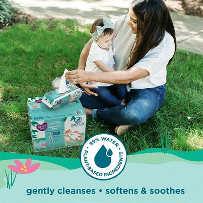 Parent's Choice Fragrance Free Baby Wipes, 600 Count (Select for More Options)