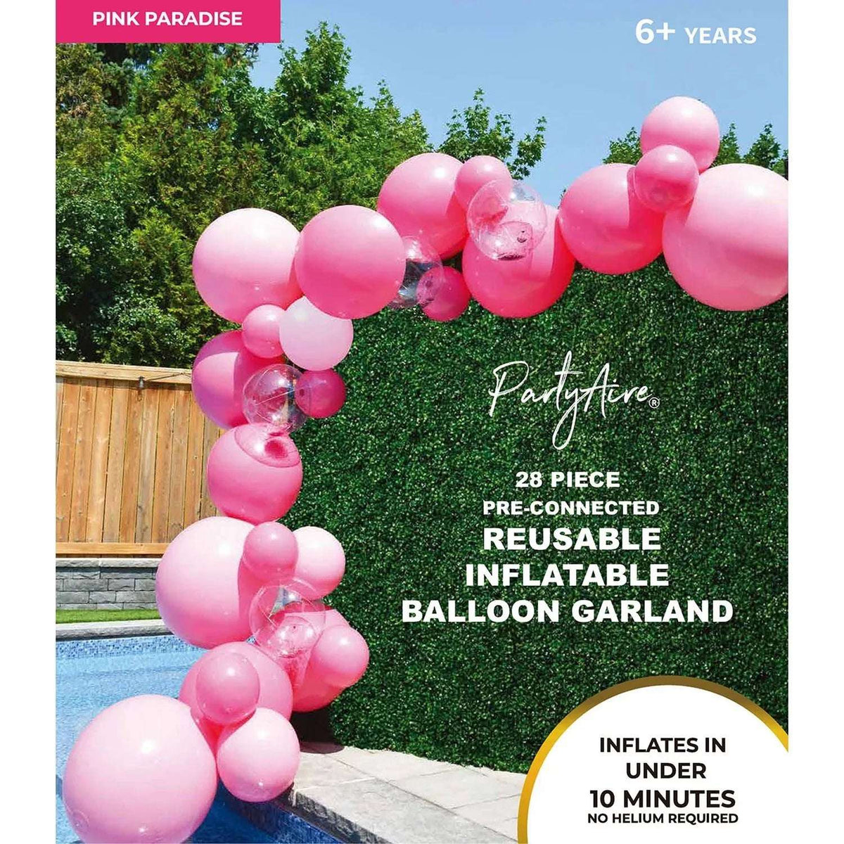 PartyAire 18' Reusable PVC Balloon Arch, 28 pc.