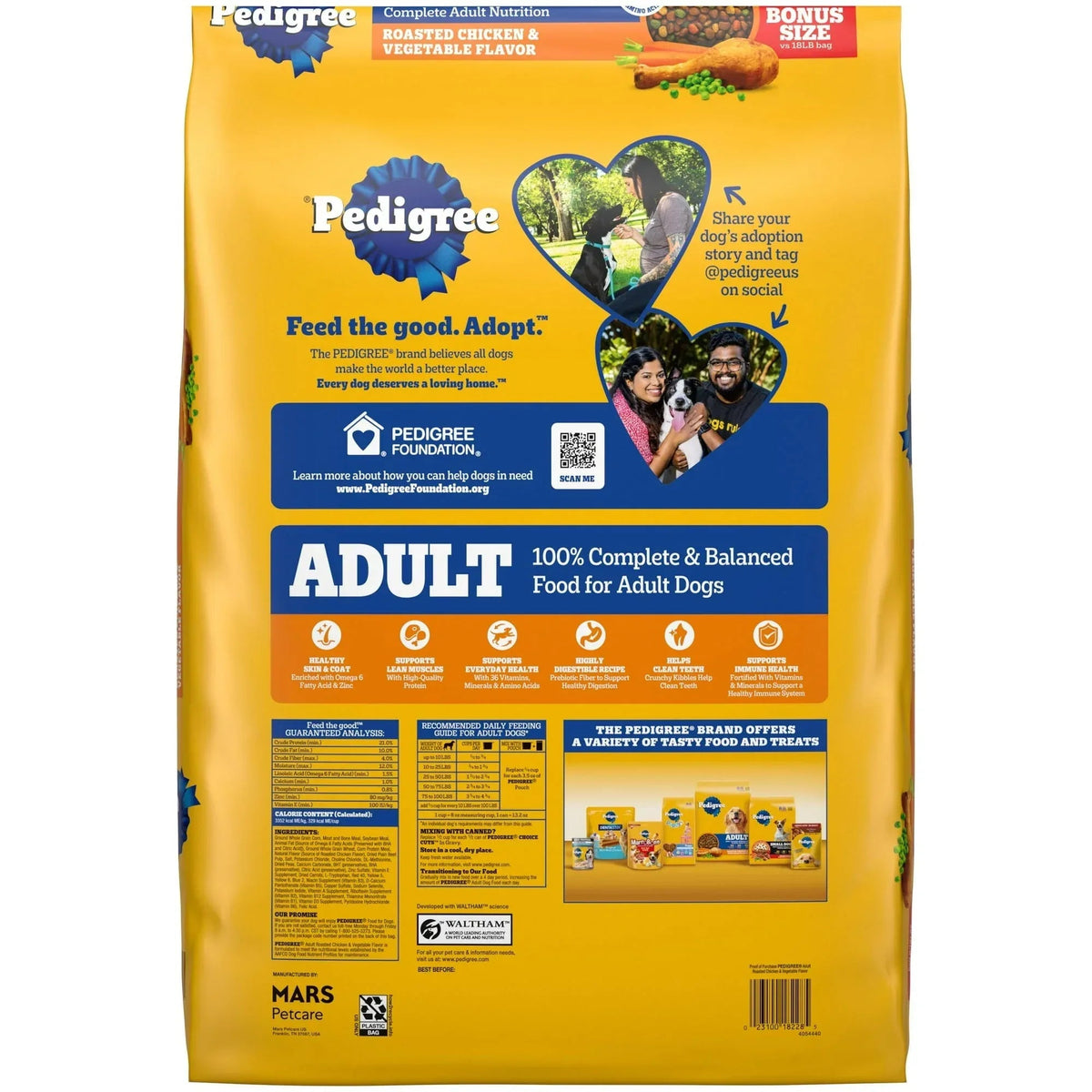 Pedigree Complete Nutrition Adult Dry Dog Food, Roasted Chicken & Vegetable Flavor