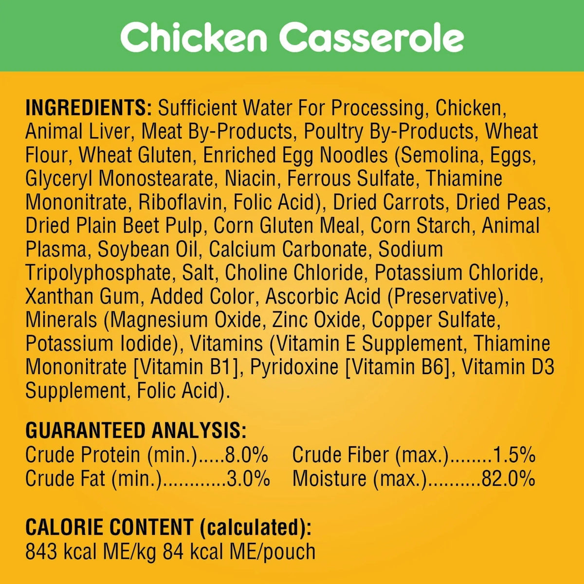 Pedigree Choice Cuts In Gravy Wet Dog Food Chicken Casserole Variety Pack, 3.5 oz Pouches, 18 Count