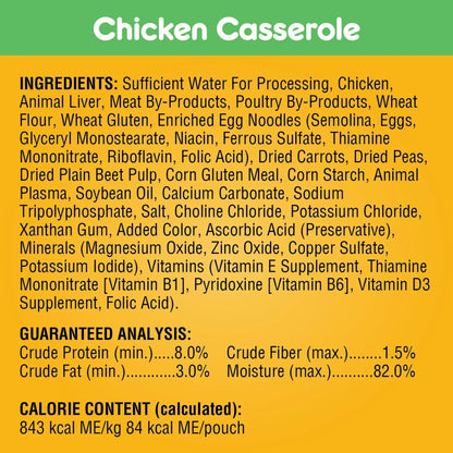 Pedigree Choice Cuts In Gravy Wet Dog Food Chicken Casserole Variety Pack, 3.5 oz Pouches, 18 Count