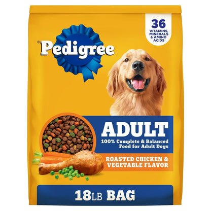 Pedigree Complete Nutrition Adult Dry Dog Food, Roasted Chicken & Vegetable Flavor