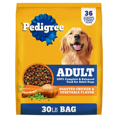 Pedigree Complete Nutrition Adult Dry Dog Food, Roasted Chicken & Vegetable Flavor