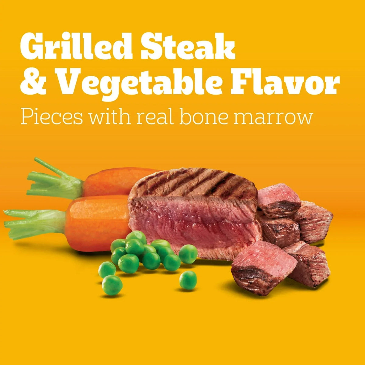 Pedigree With MarroBites Pieces Adult Dry Dog Food, Grilled Steak and Vegetable Flavor, 36 lb. Bag