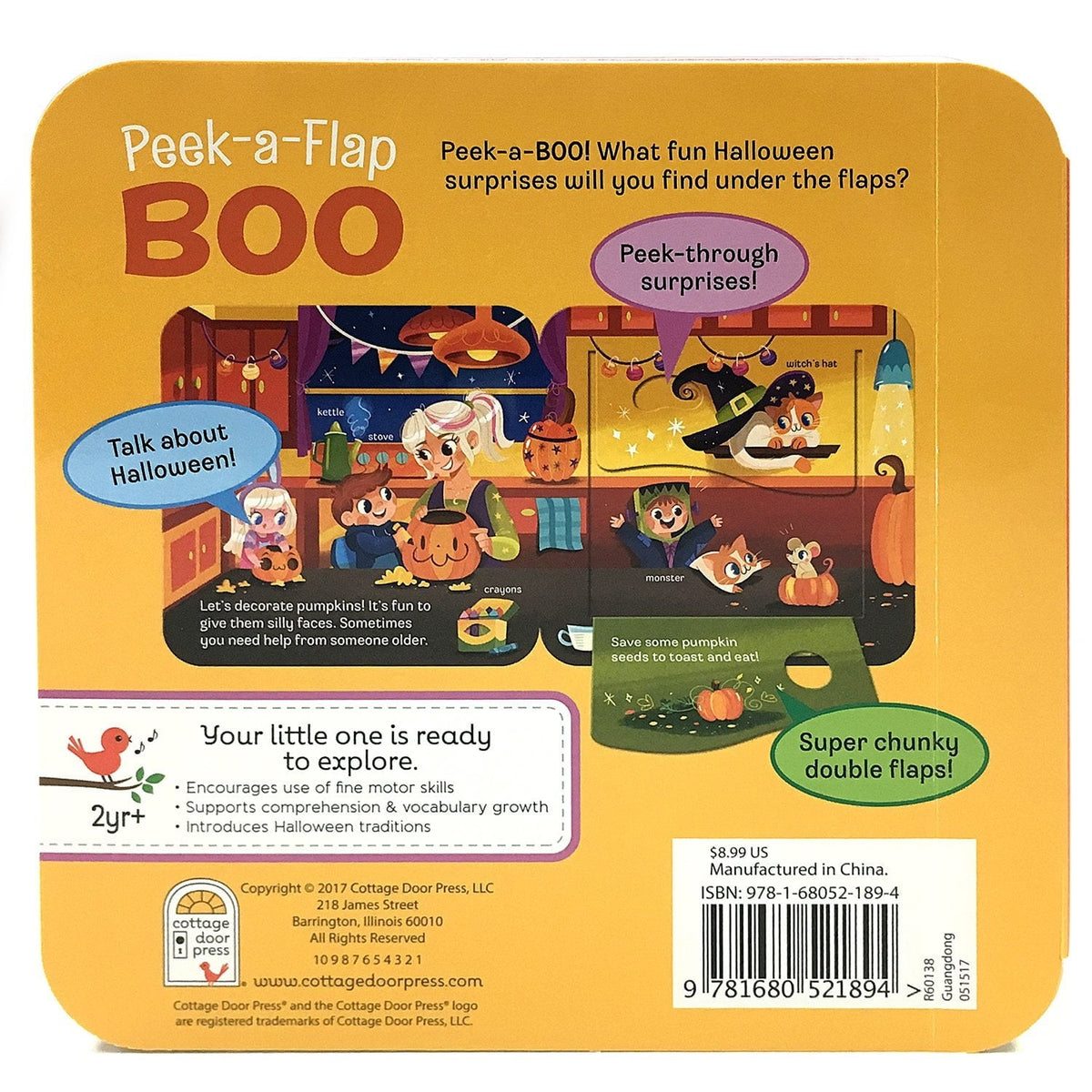 Peek a Flap: Boo, Board Book