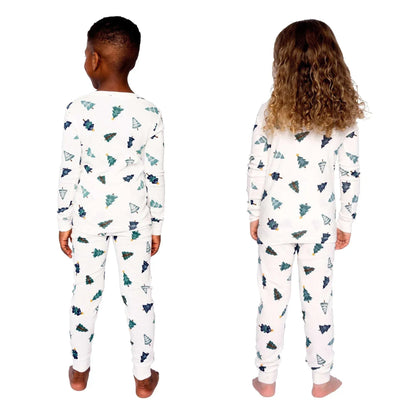 Pekkle Kids' 2-piece Holiday Pajama Set