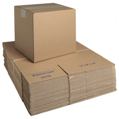 Pen+Gear Large Shipping Box, 12" L x 8" W x 10" H
