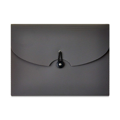 Pen+Gear 13-Pocket Letter-Size Expanding File Folder, Textured Gray