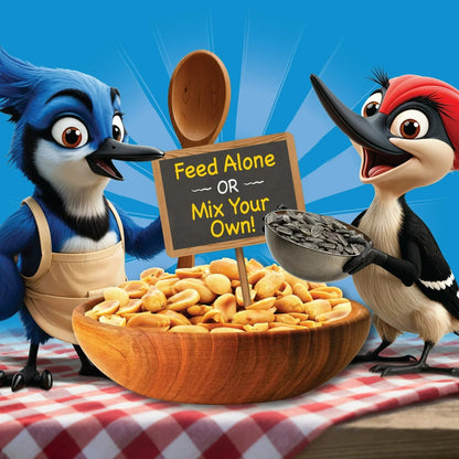 Pennington Recipe Selects Shell Free Whole Peanuts for Birds and Wildlife, Wild Bird Food, 5 lb Bag, Dry