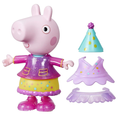 Peppa Pig Toys Peppa Pig Celebration Dress-Up 6” Figure, Preschool Toys for Kids 3 and up