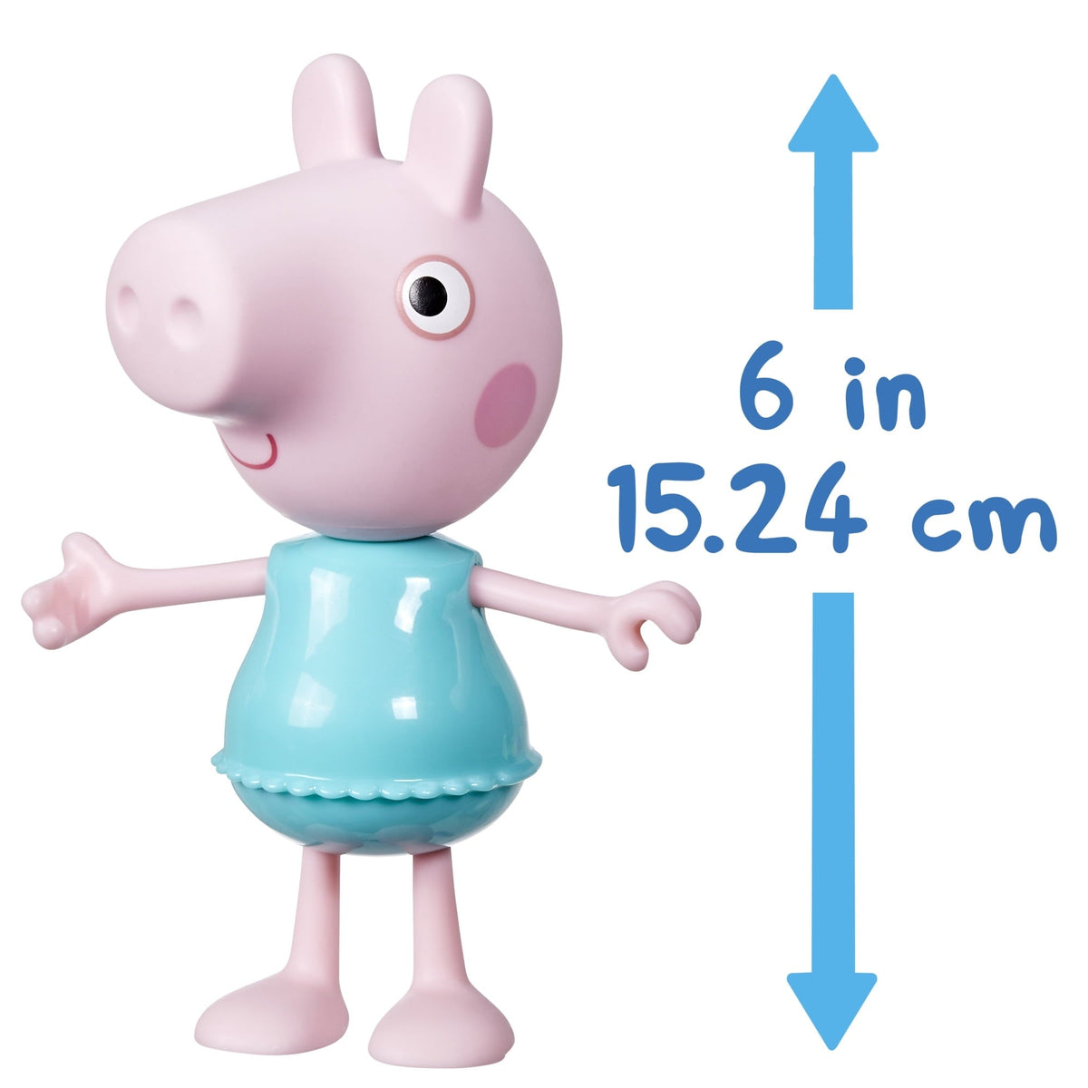 Peppa Pig Toys Peppa Pig Celebration Dress-Up 6” Figure, Preschool Toys for Kids 3 and up