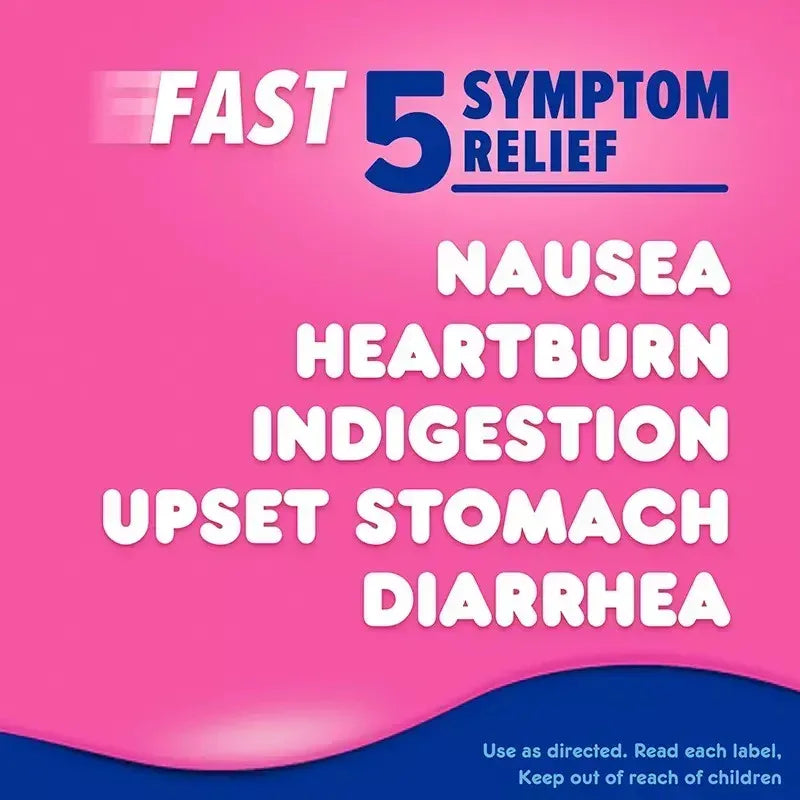Pepto Bismol Liquid Ultra Stomach Relief, 12 fl oz Bottles, 3 Pack