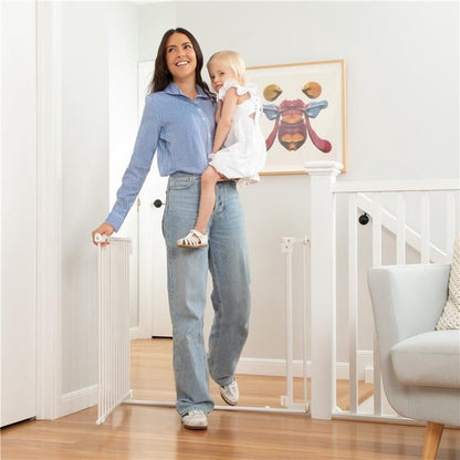 Perma Child Safety  Safe Step Baby Gate with Rental Safe Wall Protectors
