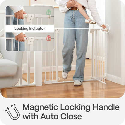 Perma Child Safety  Safe Step Baby Gate with Rental Safe Wall Protectors
