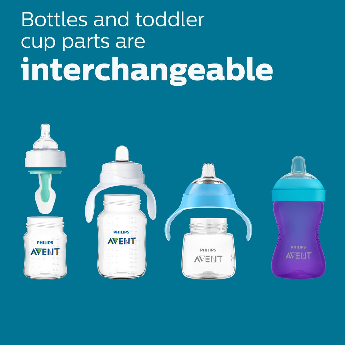 Philips Avent Anti-colic Baby Bottles, 11oz, 3pk, Clear, SCY106/03