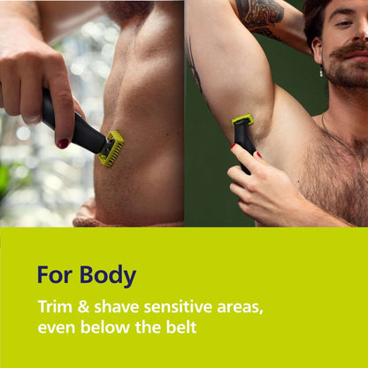 Philips Norelco Oneblade 360 Pro Hybrid Face & Body Electric Trimmer QP6542/70