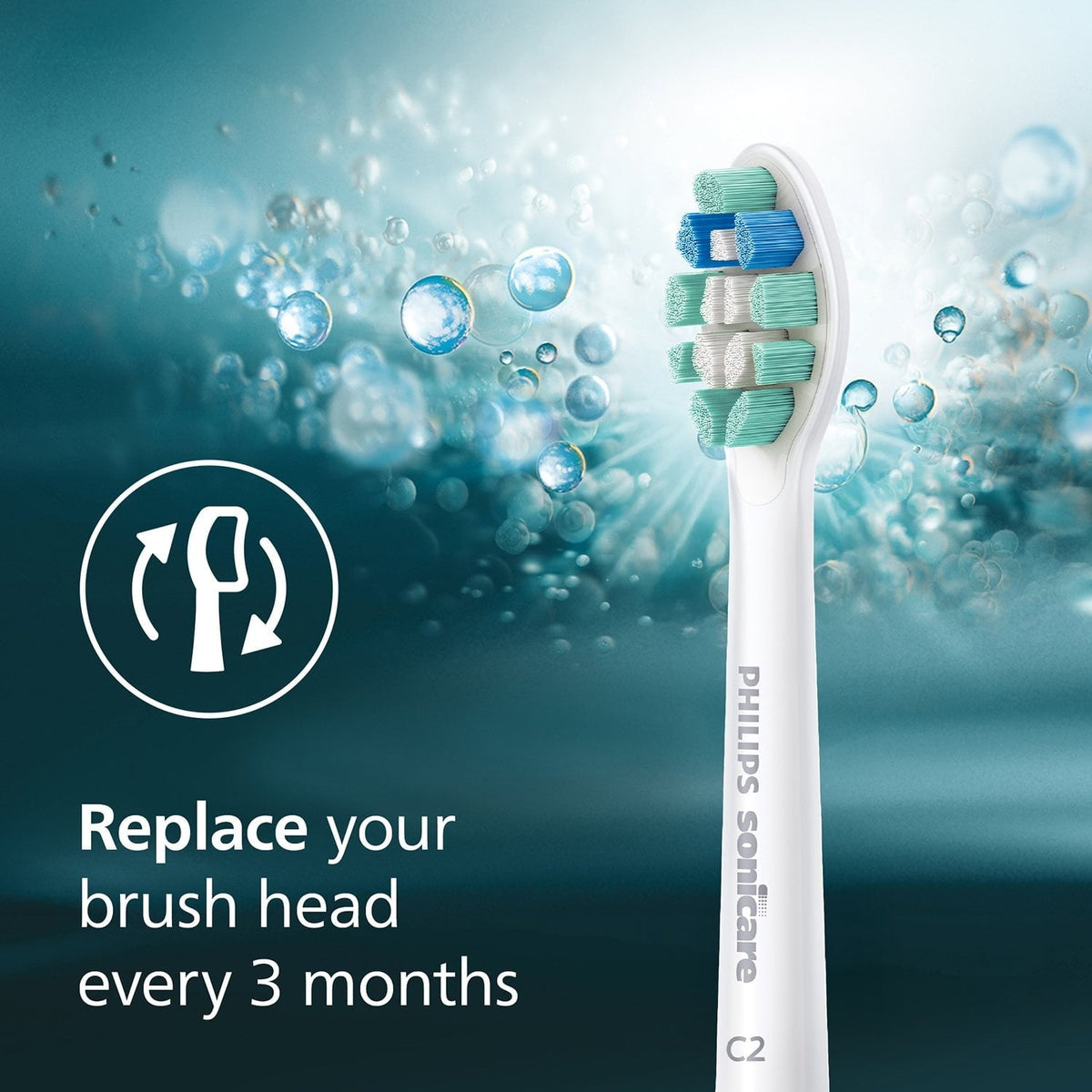 Philips Sonicare Plaque Control Replacement Toothbrush Heads, 8 ct.