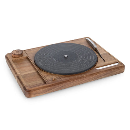 Picnic Time Turntable Cheese Board with Knife