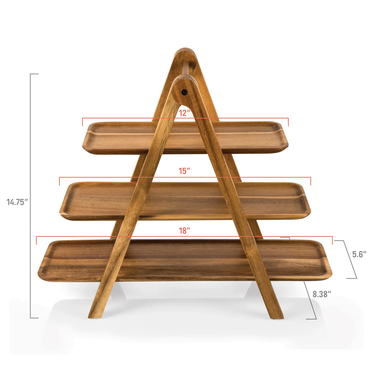 Picnic Time 3-Tier Serving Ladder