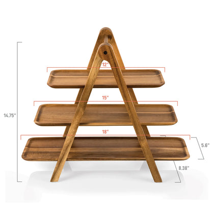 Picnic Time 3-Tier Serving Ladder
