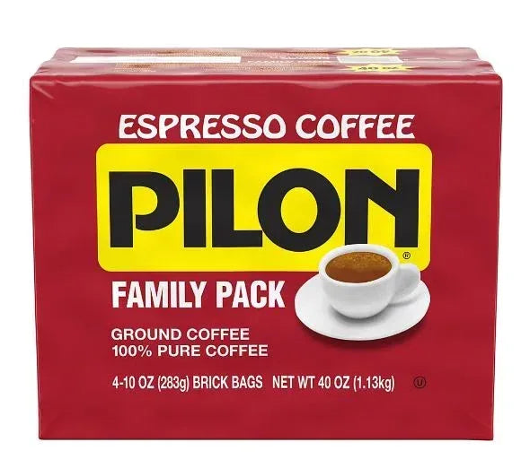 Pilon Espresso Coffee Family Pack, 4 ct./10 oz.