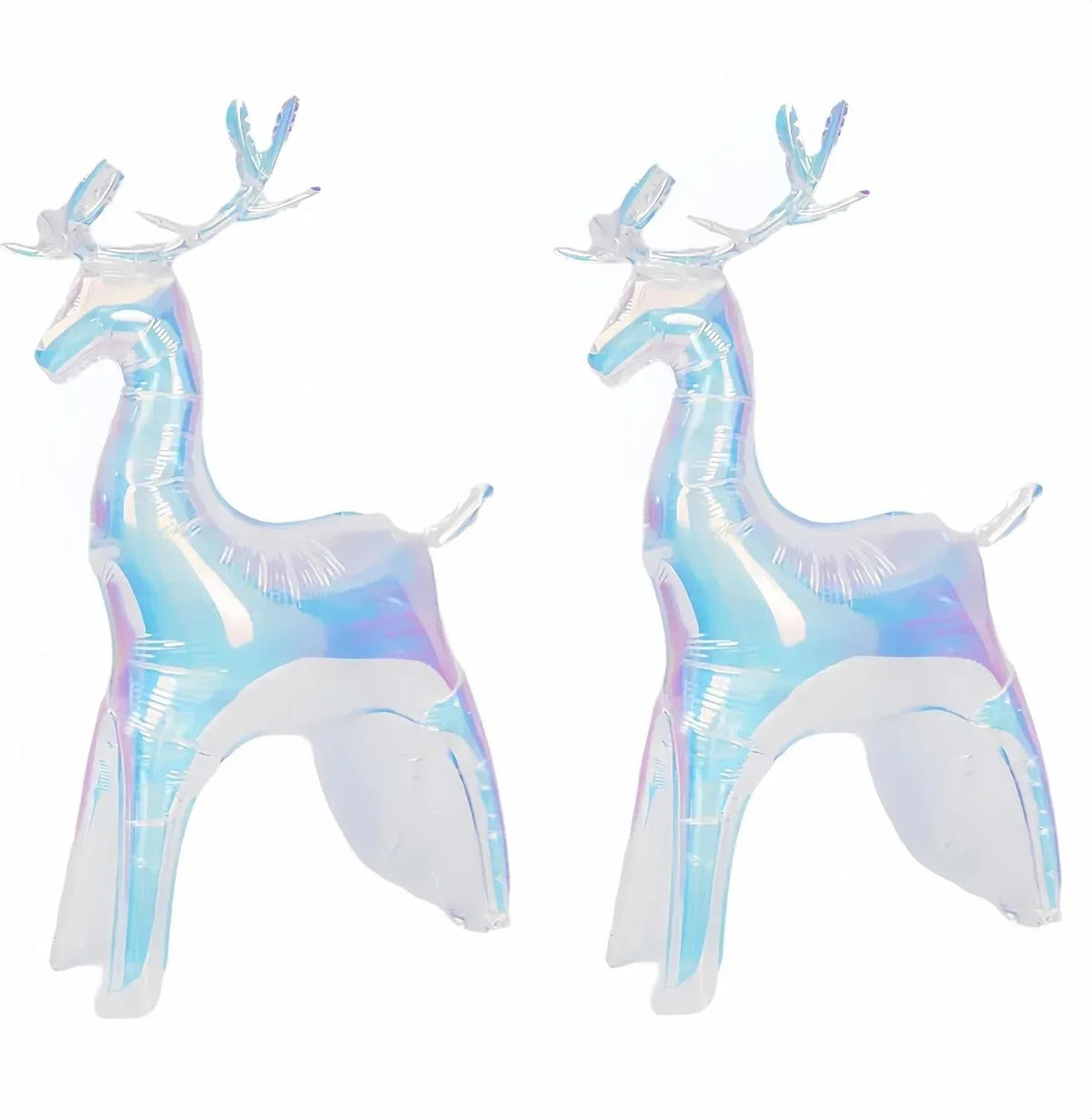 Pink Ceramic Balloon Reindeer Decoration, 8.5 in, by Holiday Time