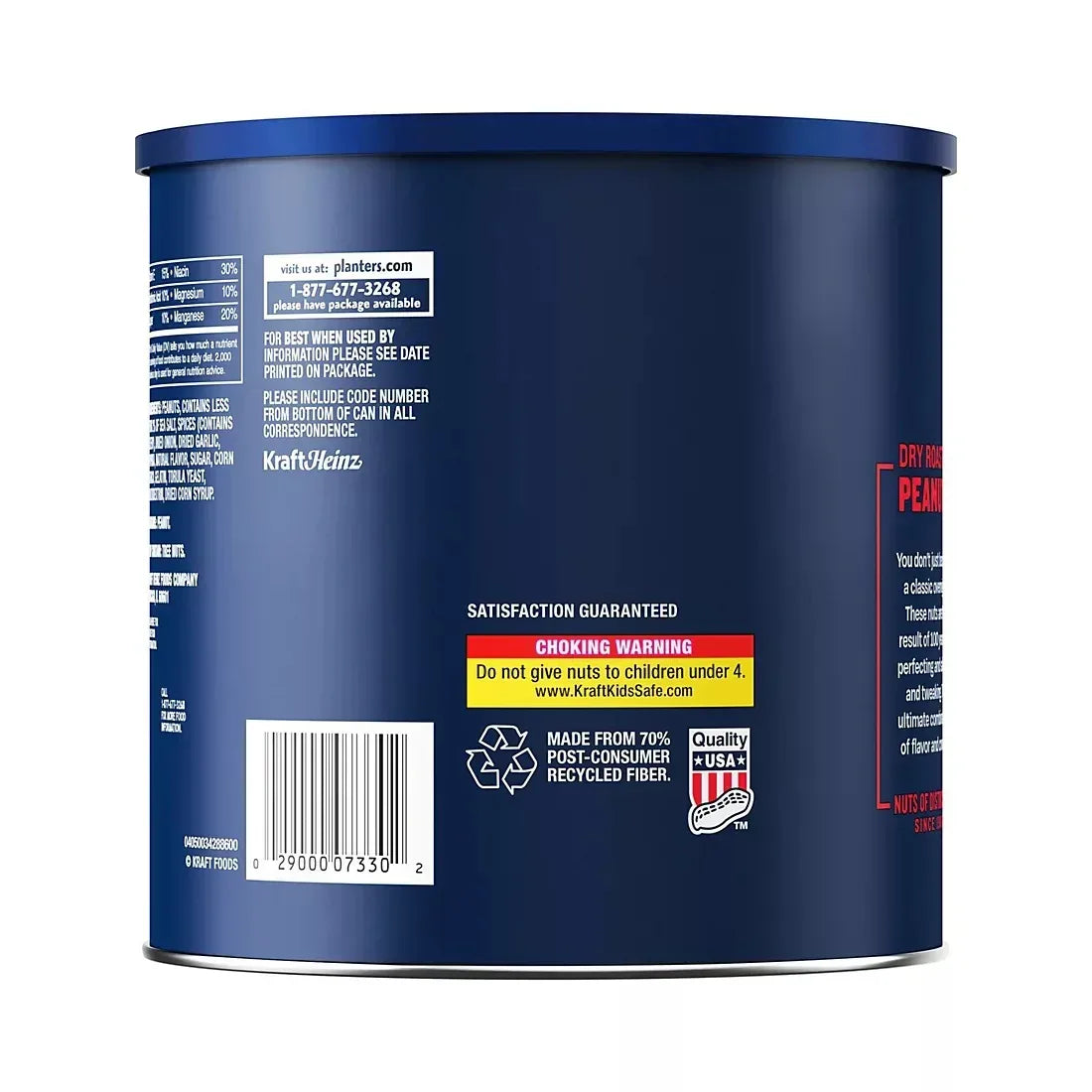 Planters Dry Roasted Peanuts, 52 oz.