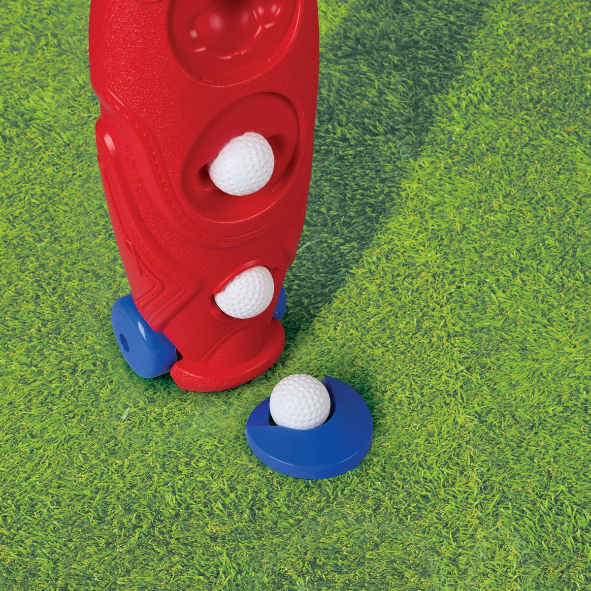 Play Day, Jumbo Golf Caddy Set with Clubs and Balls, Outdoor Toy Sports Equipment for Kids Ages 3+