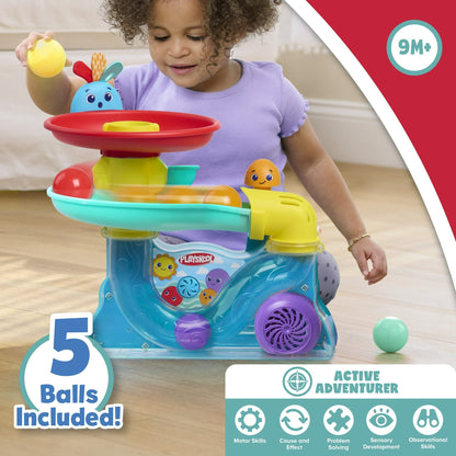 Playskool Busy Ball Popper Interactive Toy with Music and Sound Effects for Toddlers
