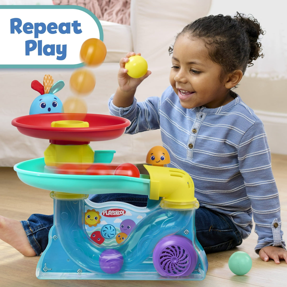 Playskool Busy Ball Popper Interactive Toy with Music and Sound Effects for Toddlers