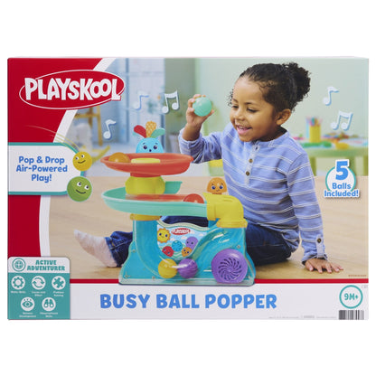 Playskool Busy Ball Popper Interactive Toy with Music and Sound Effects for Toddlers