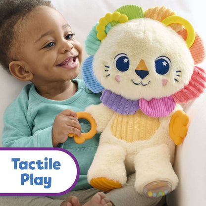 Playskool Sensory Pal Lion Plush Interactive Stuffed Animal with Motion, Kids Ages 9 Months and up